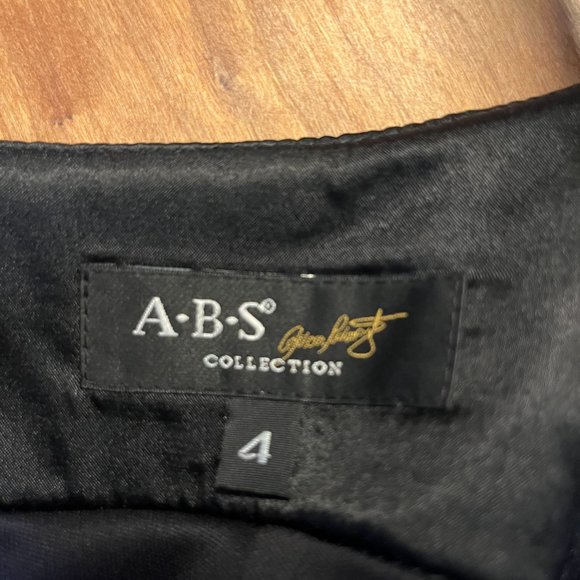 A.B.S. Collection Size 4 Single Shoulder Black Cocktail Dress - Picture 8 of 9